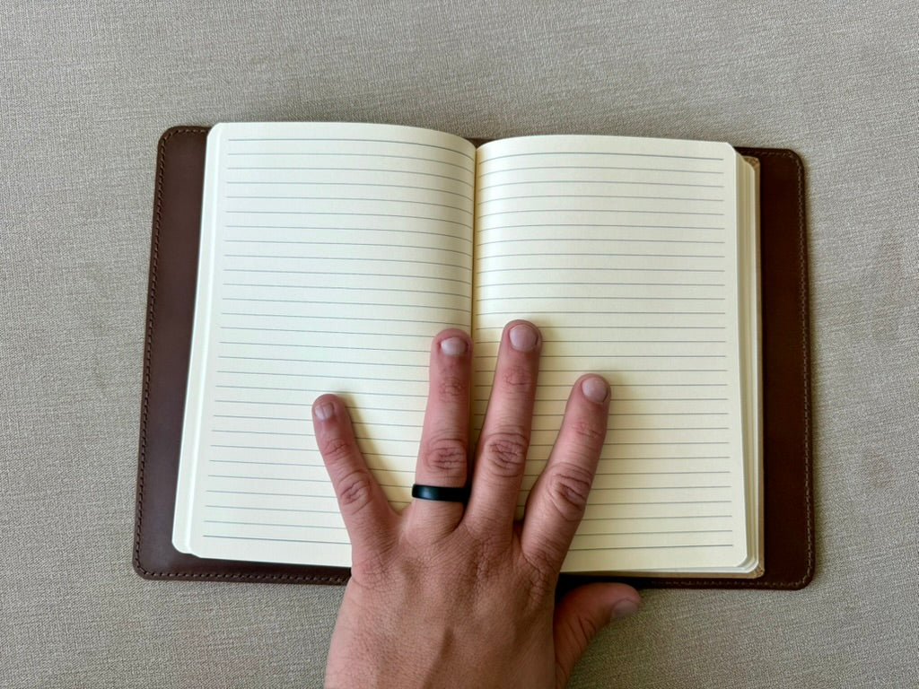 Large (A5) Stitched Leather Journal Cover