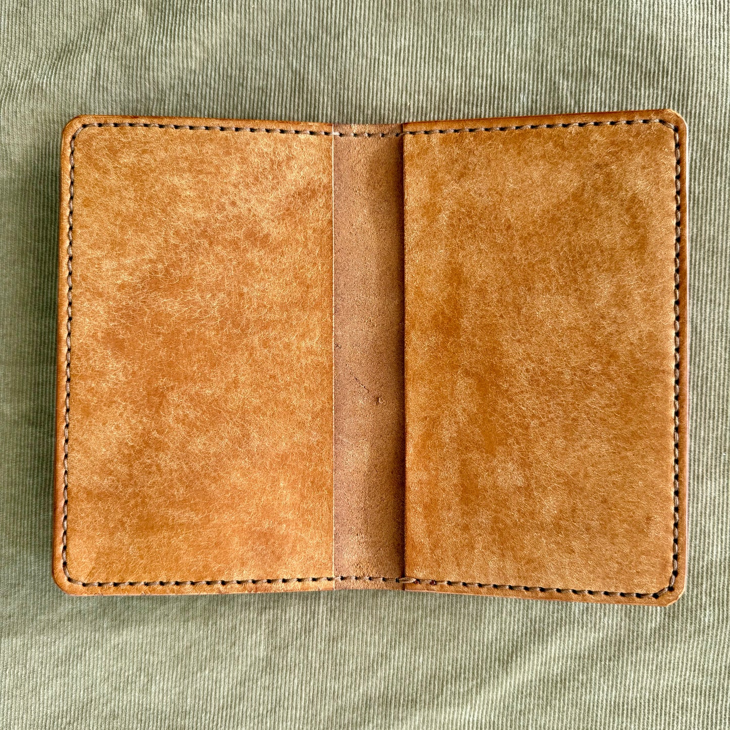 Pocket Stitched Leather Journal Cover