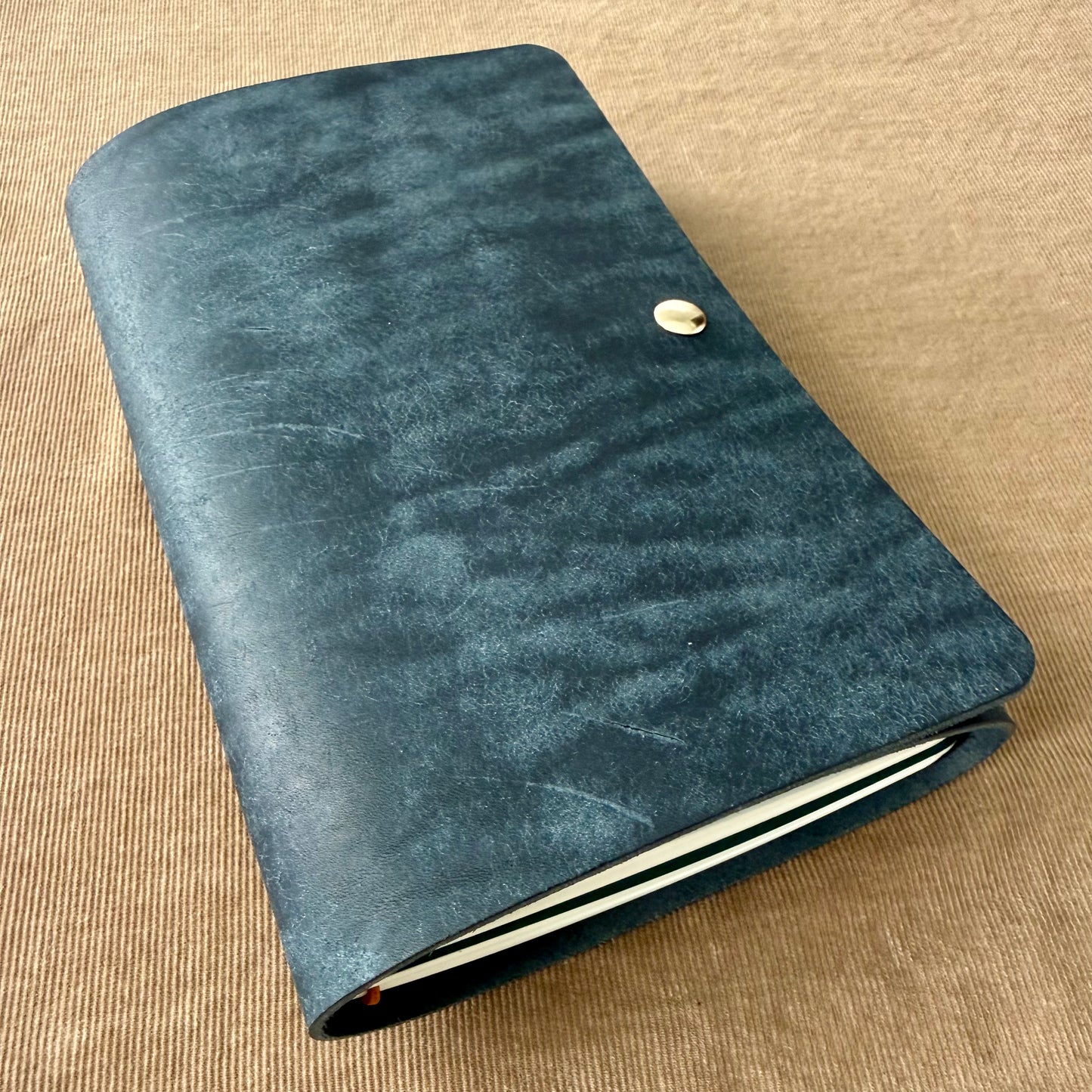 Large (A5) Trifold Leather Journal Cover